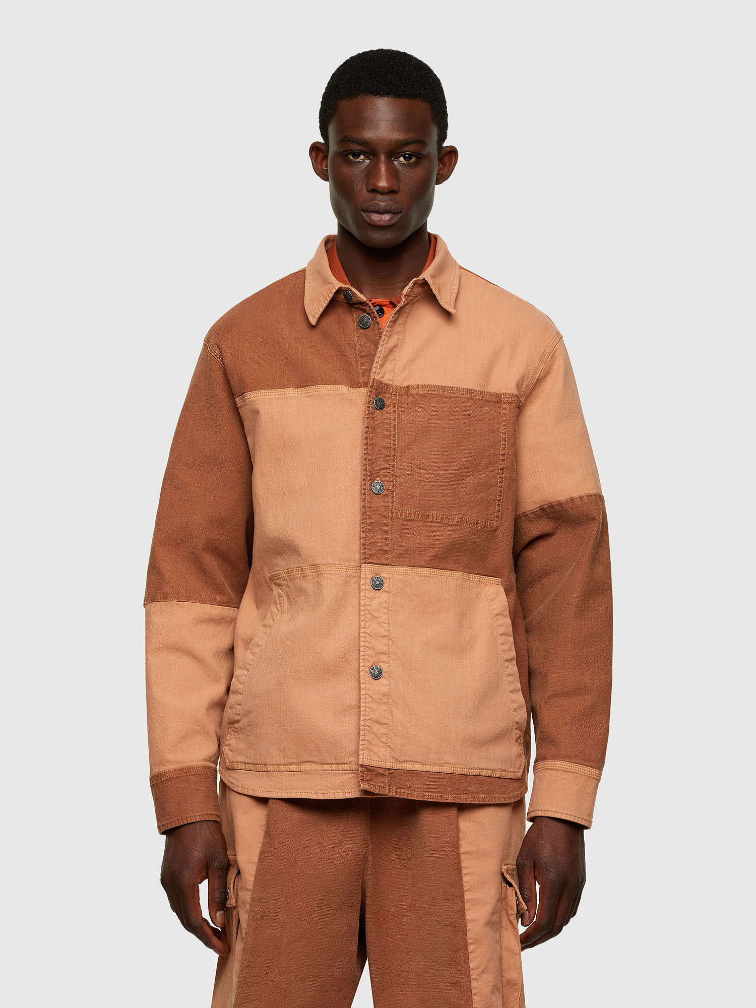 D-CORUS-SP JOGGJEANS, Brown Diesel - D-CORUS-SP JOGGJEANS, Brown - Denim Shirts - Image 1