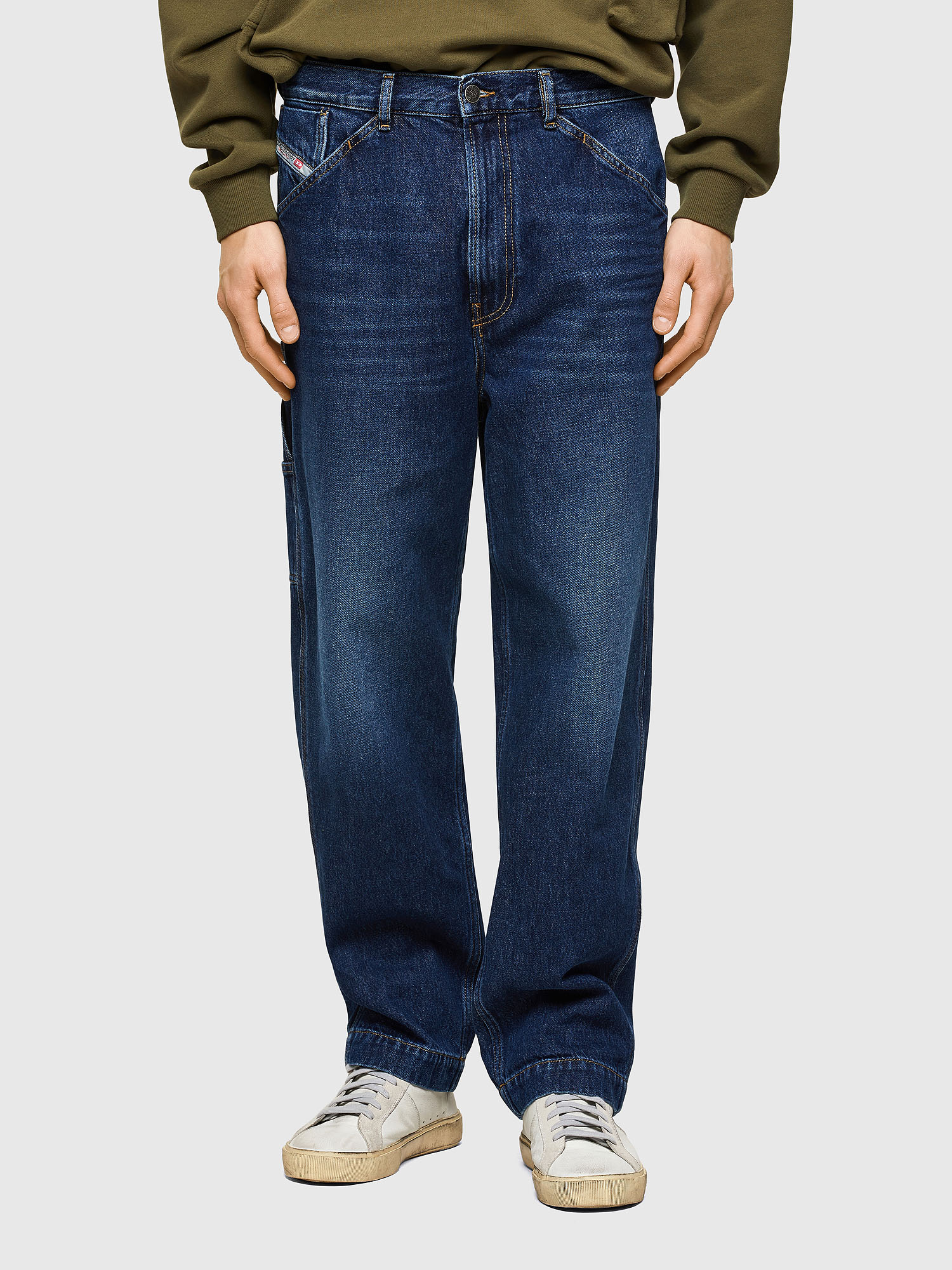 D-Franky 009NE, Dark Blue Diesel - D-Franky 009NE, Dark Blue - Jeans - Image 1