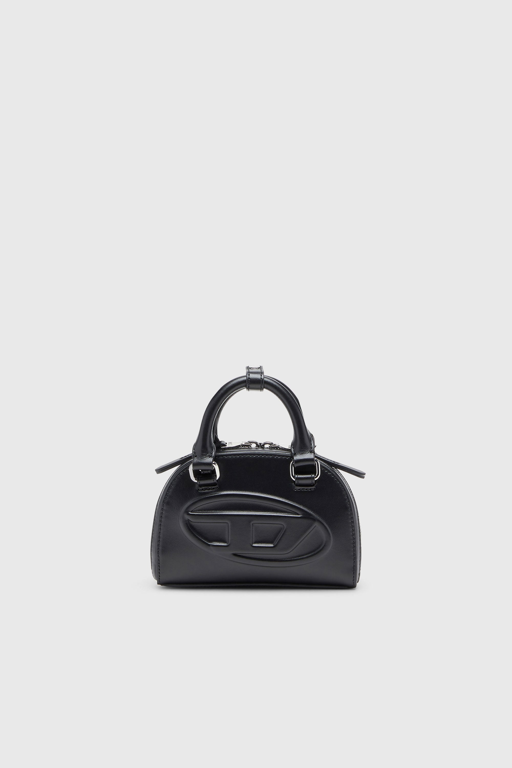 Diesel - 1DR DOME CROSSBODY XS, Woman's 1DR Dome-Slim bowling bag in nappa leather in Black - 1