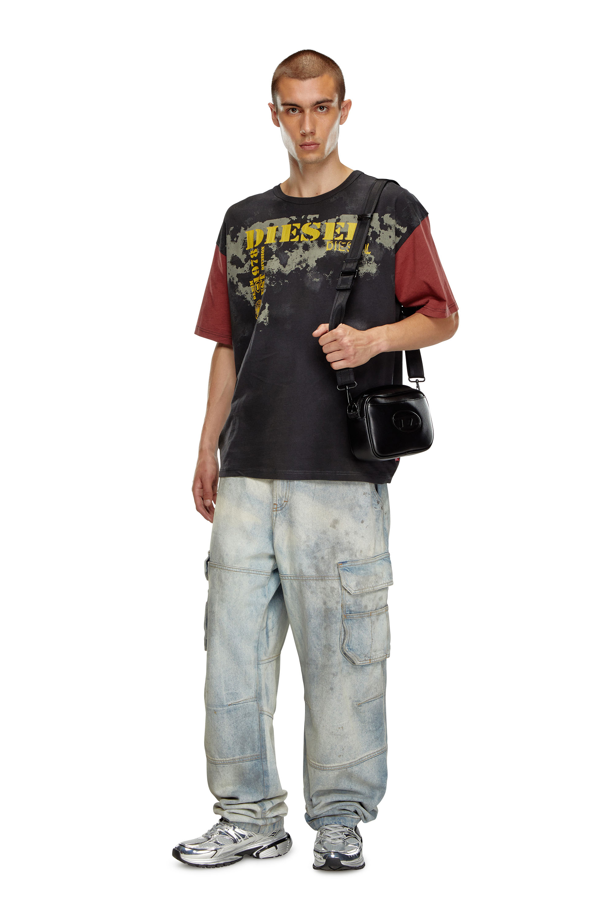 Diesel - HOLI-D CAMERA BAG, Man's Holi-D-Camera bag in neoprene and PU in Black - 1