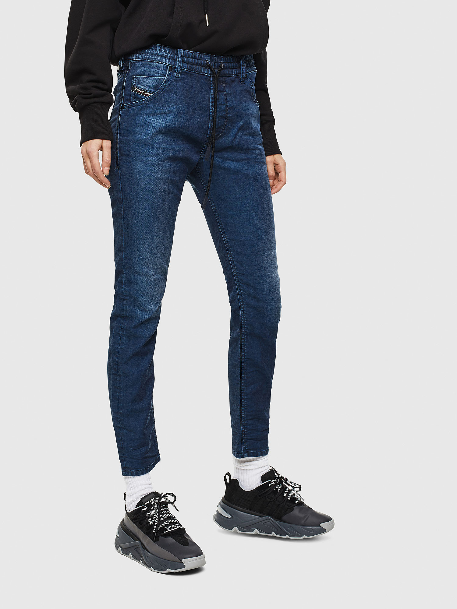 Krailey JoggJeans 069KM, Dark Blue Diesel - Krailey JoggJeans 069KM, Dark Blue - Jeans - Image 1