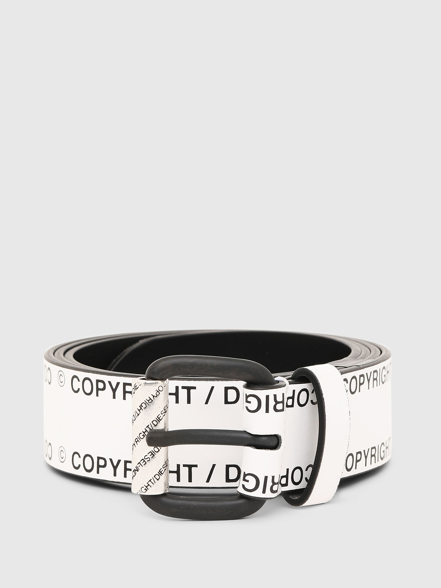 B-FULCOPY, White/Black Diesel - B-FULCOPY, White/Black - Belts - Image 1