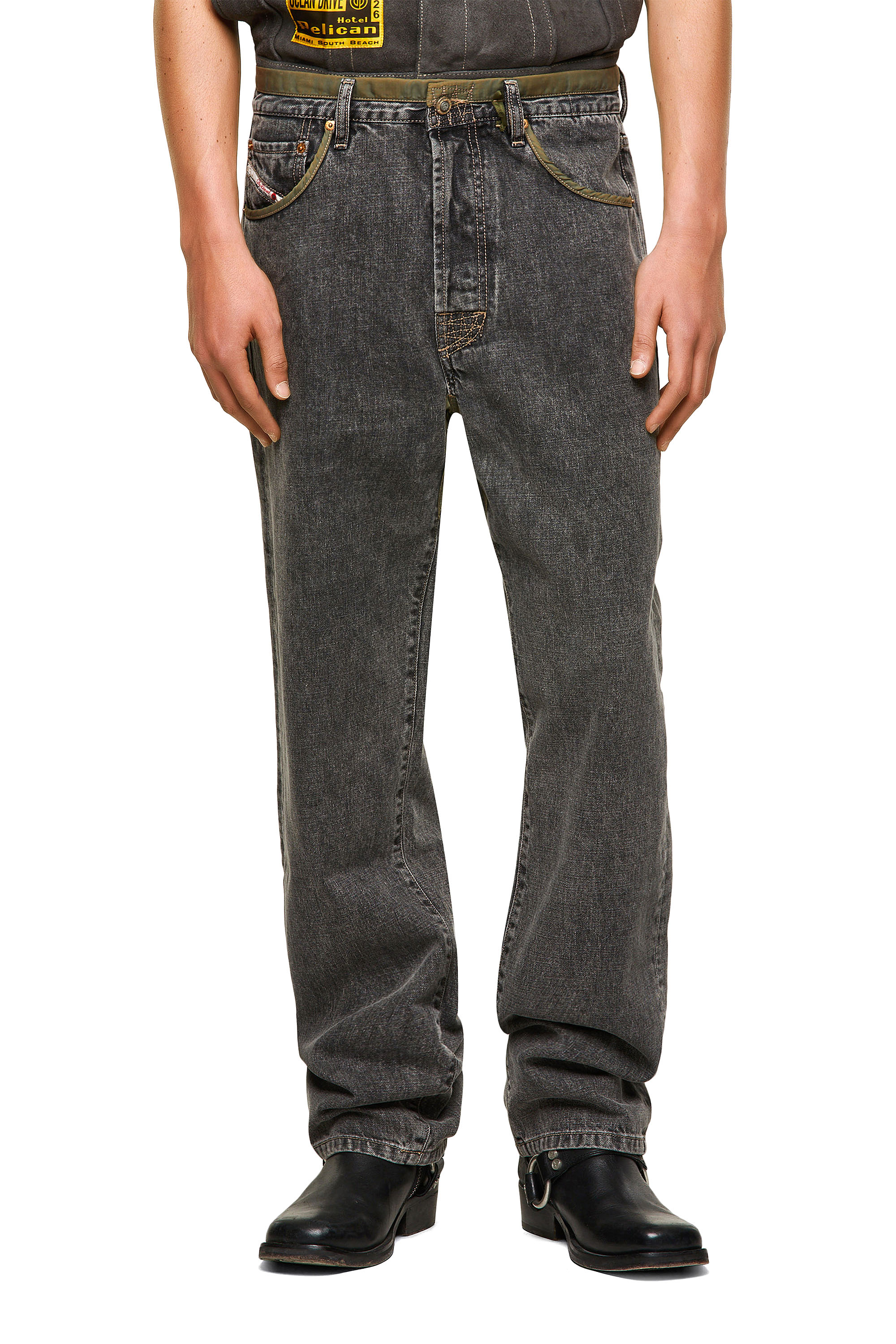 DxD-P2 0CBBH, Black/Dark grey Diesel - DxD-P2 0CBBH, Black/Dark grey - Jeans - Image 1