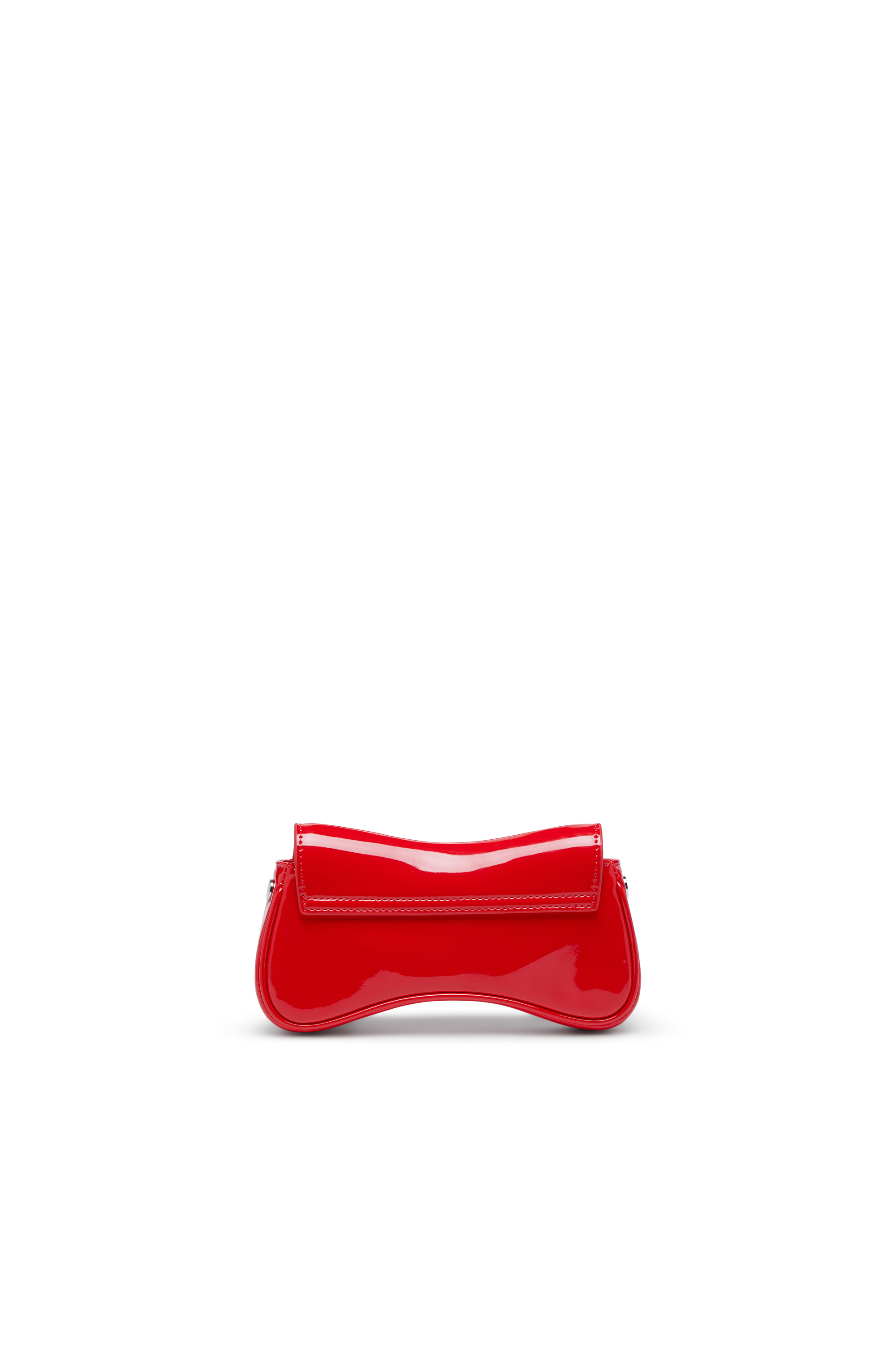 Diesel - PLAY CROSSBODY XS, Woman's Play-Small crossbody bag  in glossy PU in Red - 2