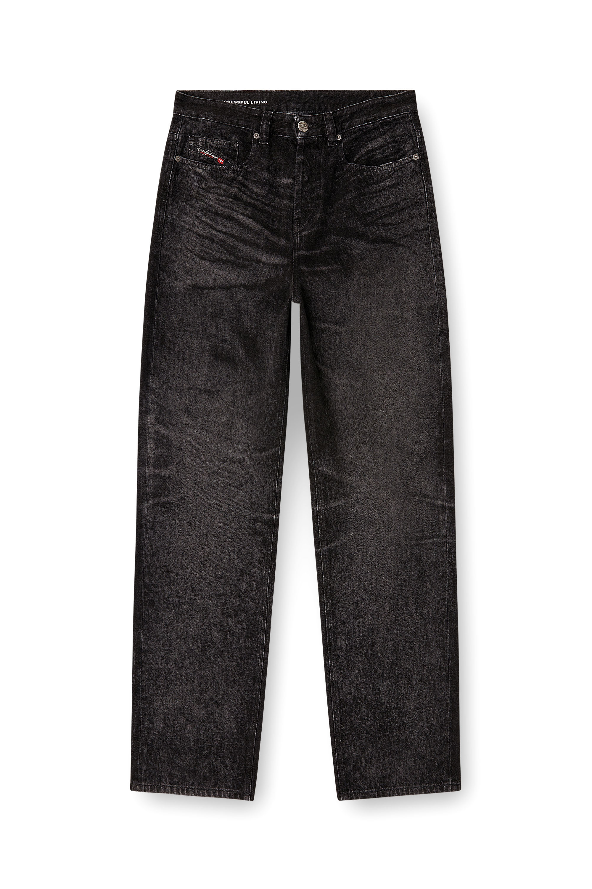 Diesel - Man's Relaxed Jeans 2001 D-Macro 007DB, Black/Dark grey - 3