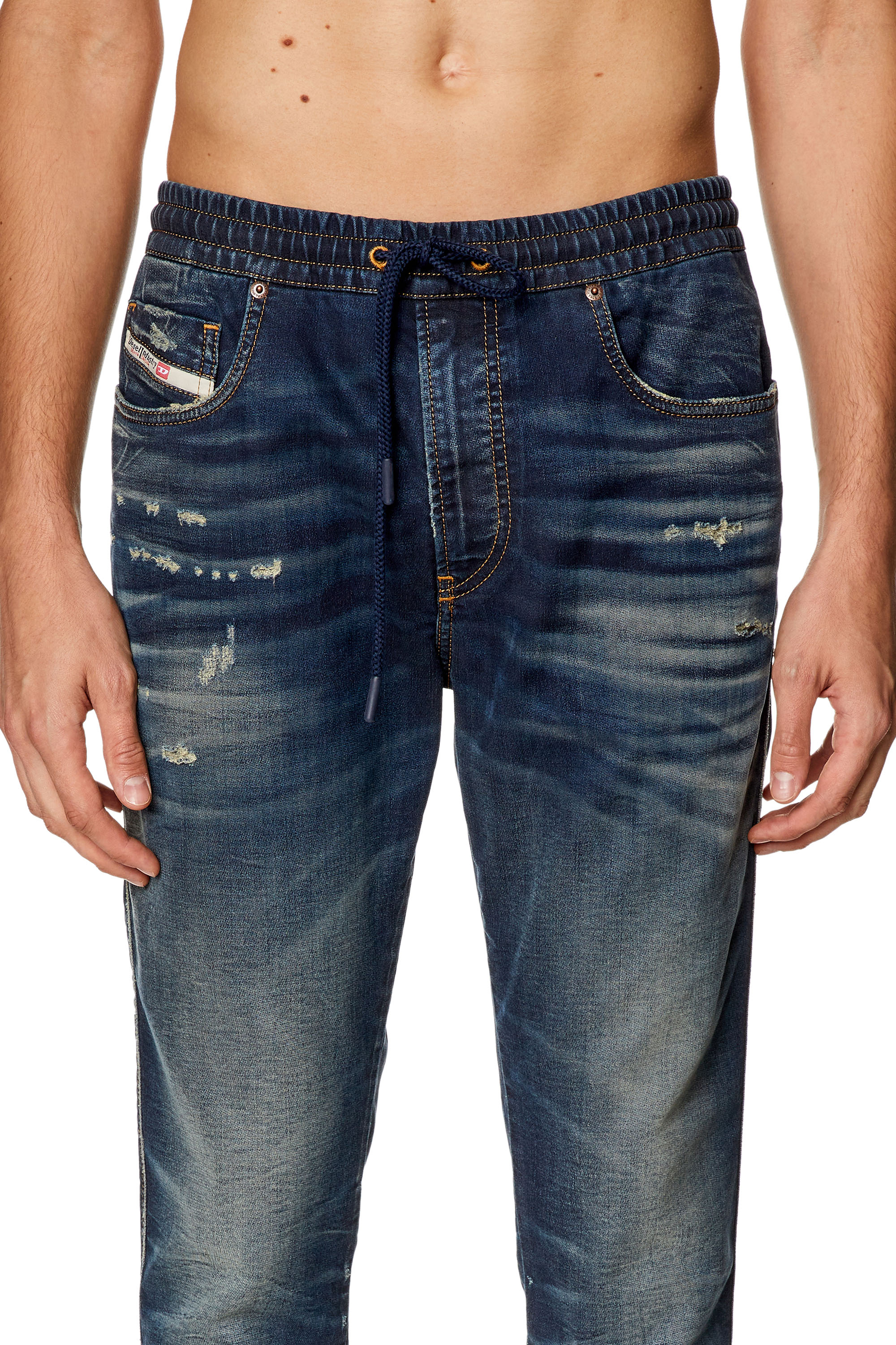 Diesel - Man Slim 2060 D-Strukt Joggjeans® 068JD, Dark Blue - Image 5