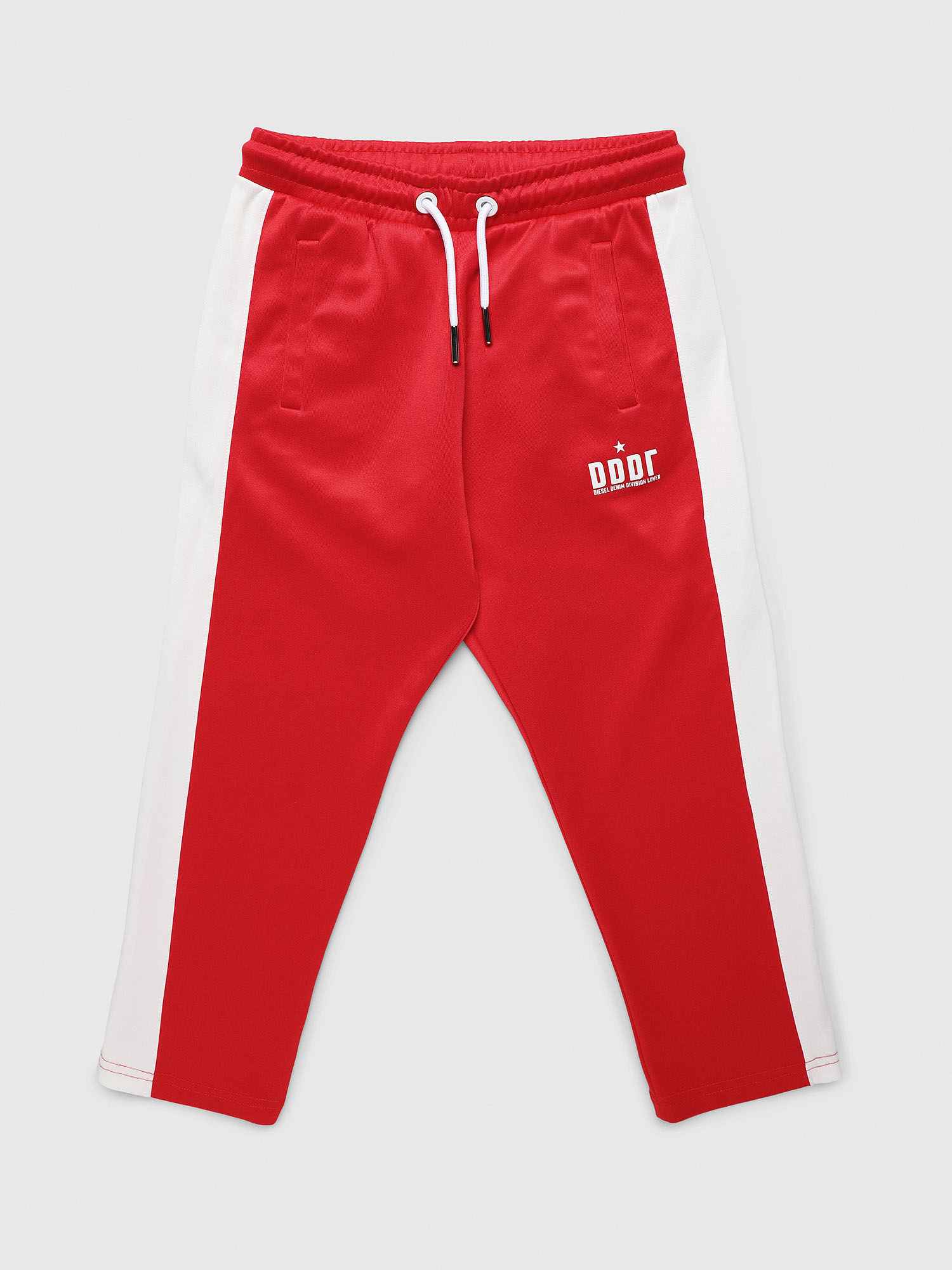 PDMITRY, Red/White Diesel - PDMITRY, Red/White - Pants - Image 1