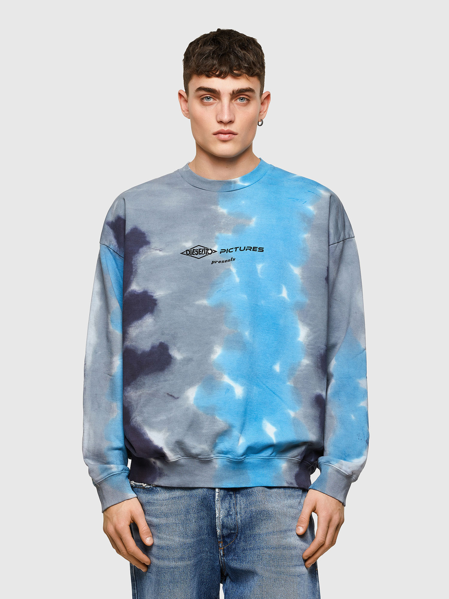 S-MART-E4, Grey/Blue Diesel - S-MART-E4, Grey/Blue - Sweaters - Image 1