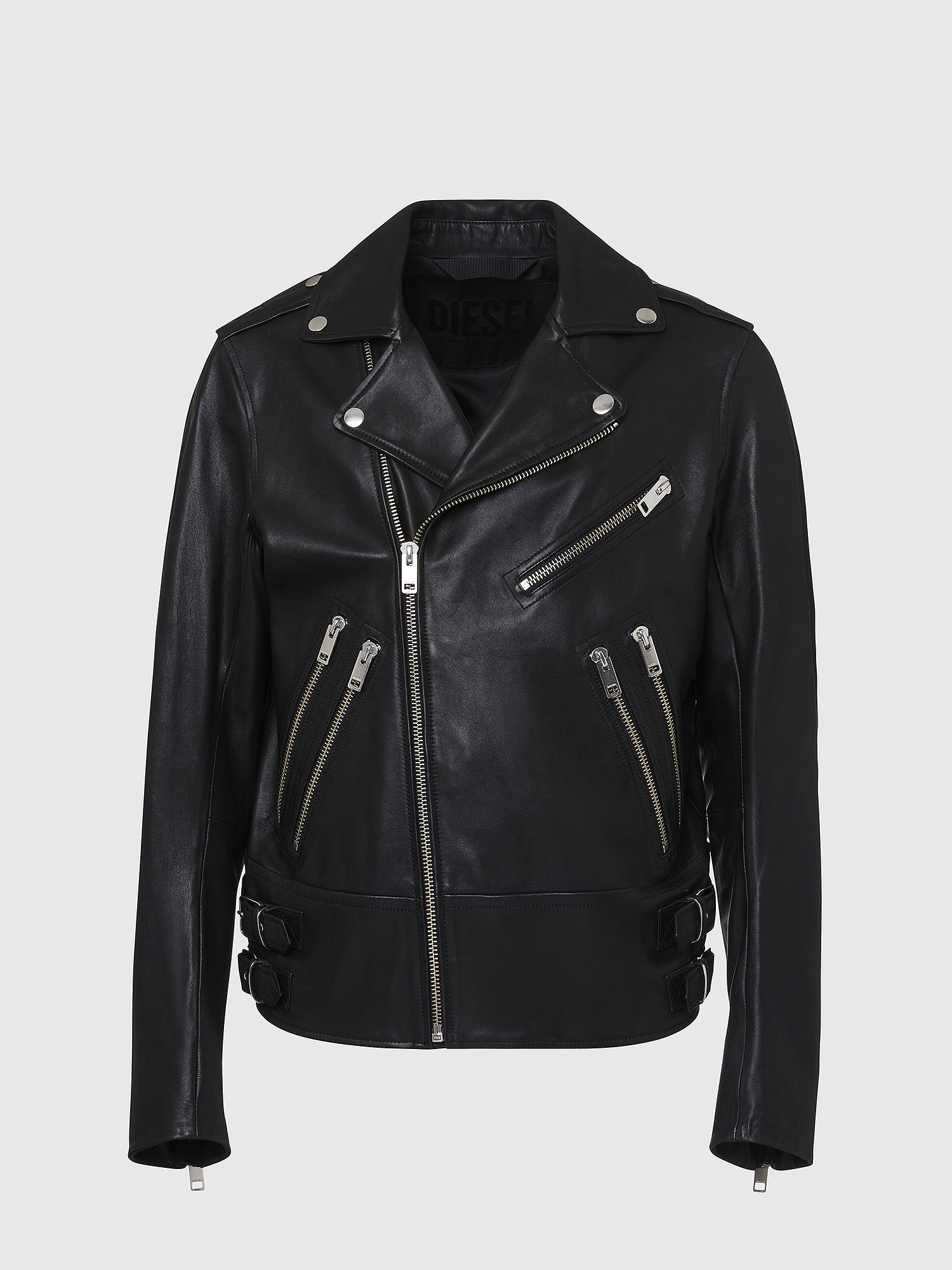 L-GARRETT, Black Diesel - L-GARRETT, Black - Leather jackets - Image 1
