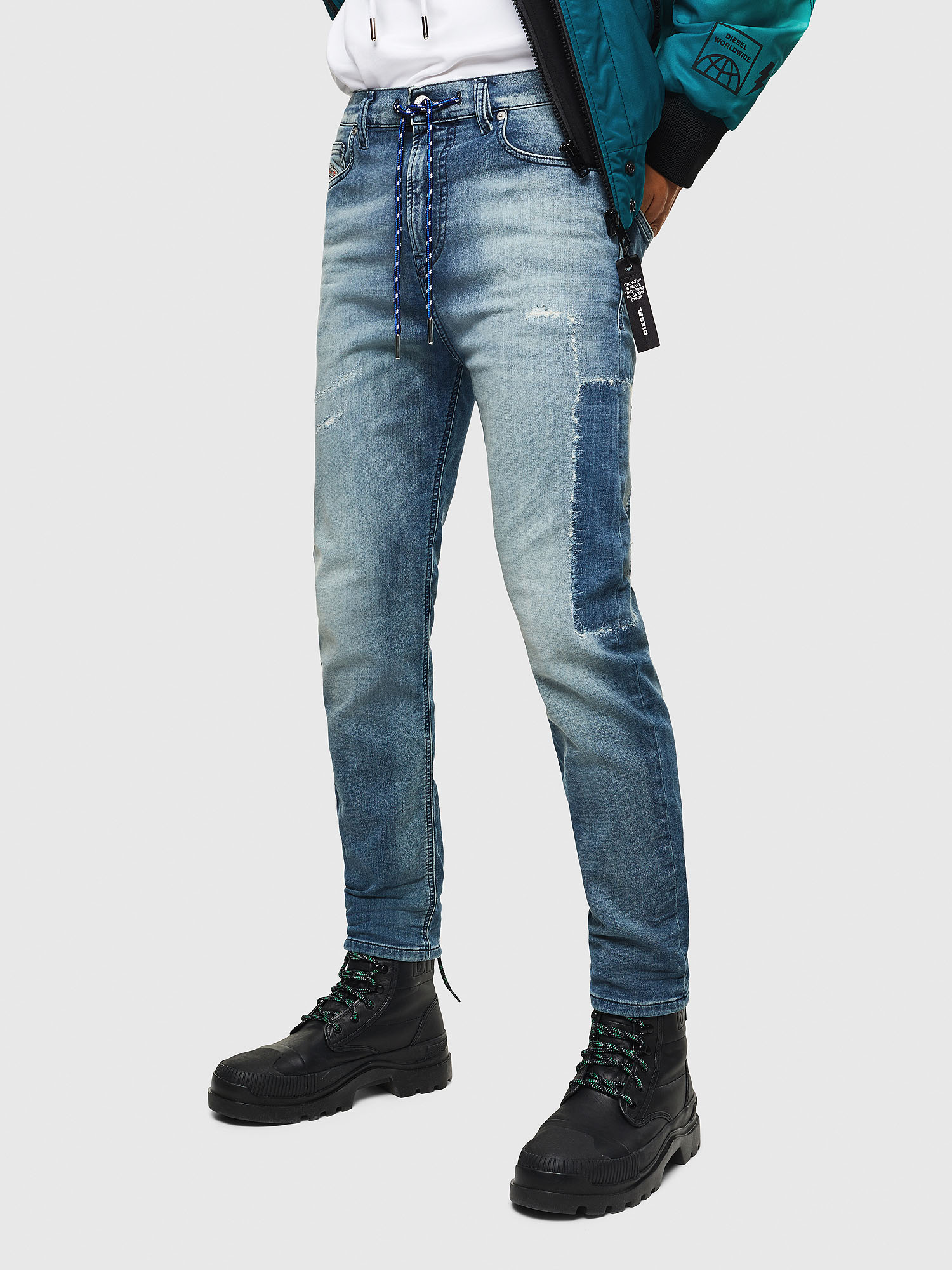 D-Vider JoggJeans 069JZ, Light Blue Diesel - D-Vider JoggJeans 069JZ, Light Blue - Jeans - Image 1