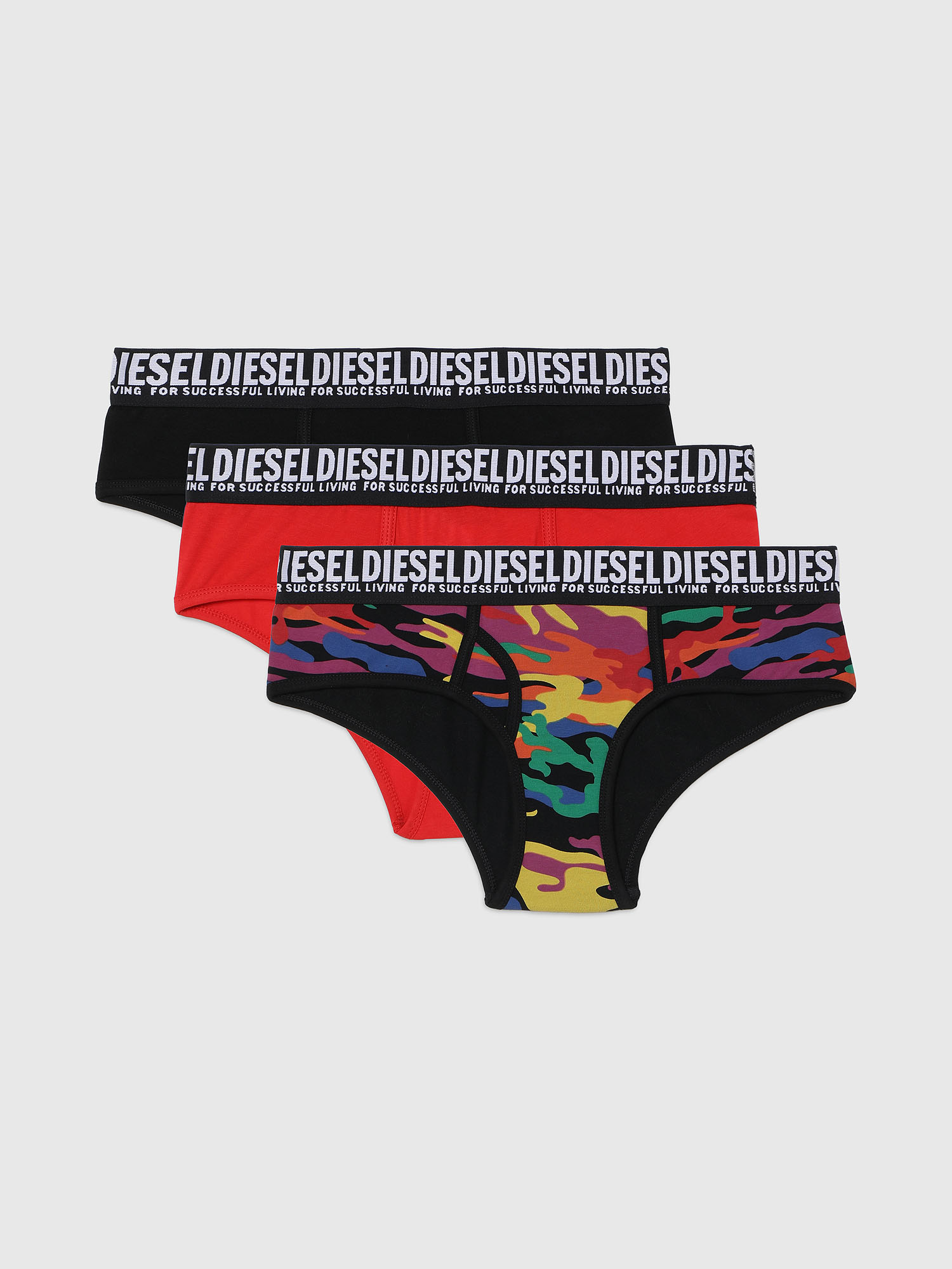 UFPN-OXY-THREEPACK, Black/Red Diesel - UFPN-OXY-THREEPACK, Black/Red - Panties - Image 1