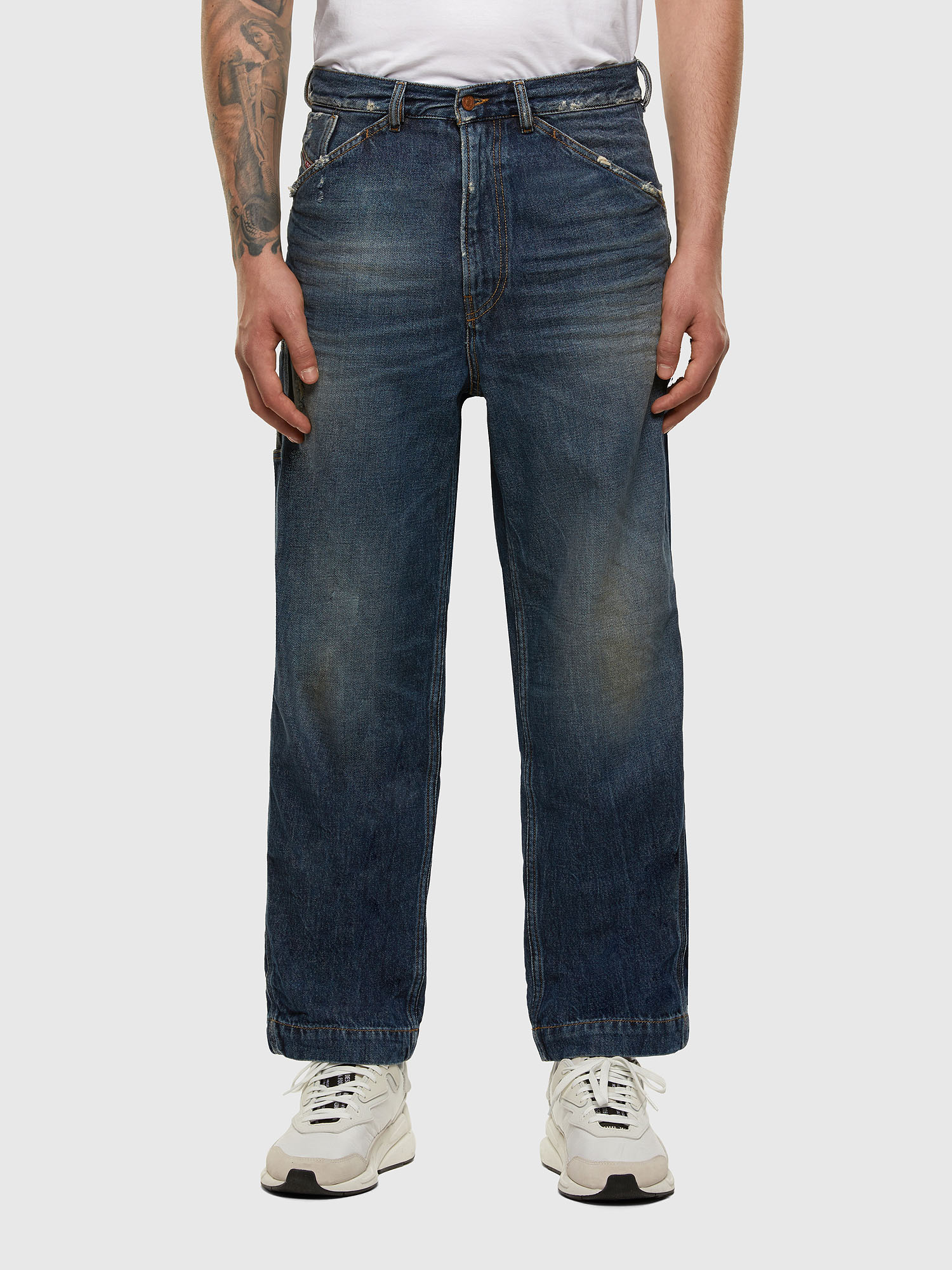 D-Franky 009EW, Dark Blue Diesel - D-Franky 009EW, Dark Blue - Jeans - Image 1