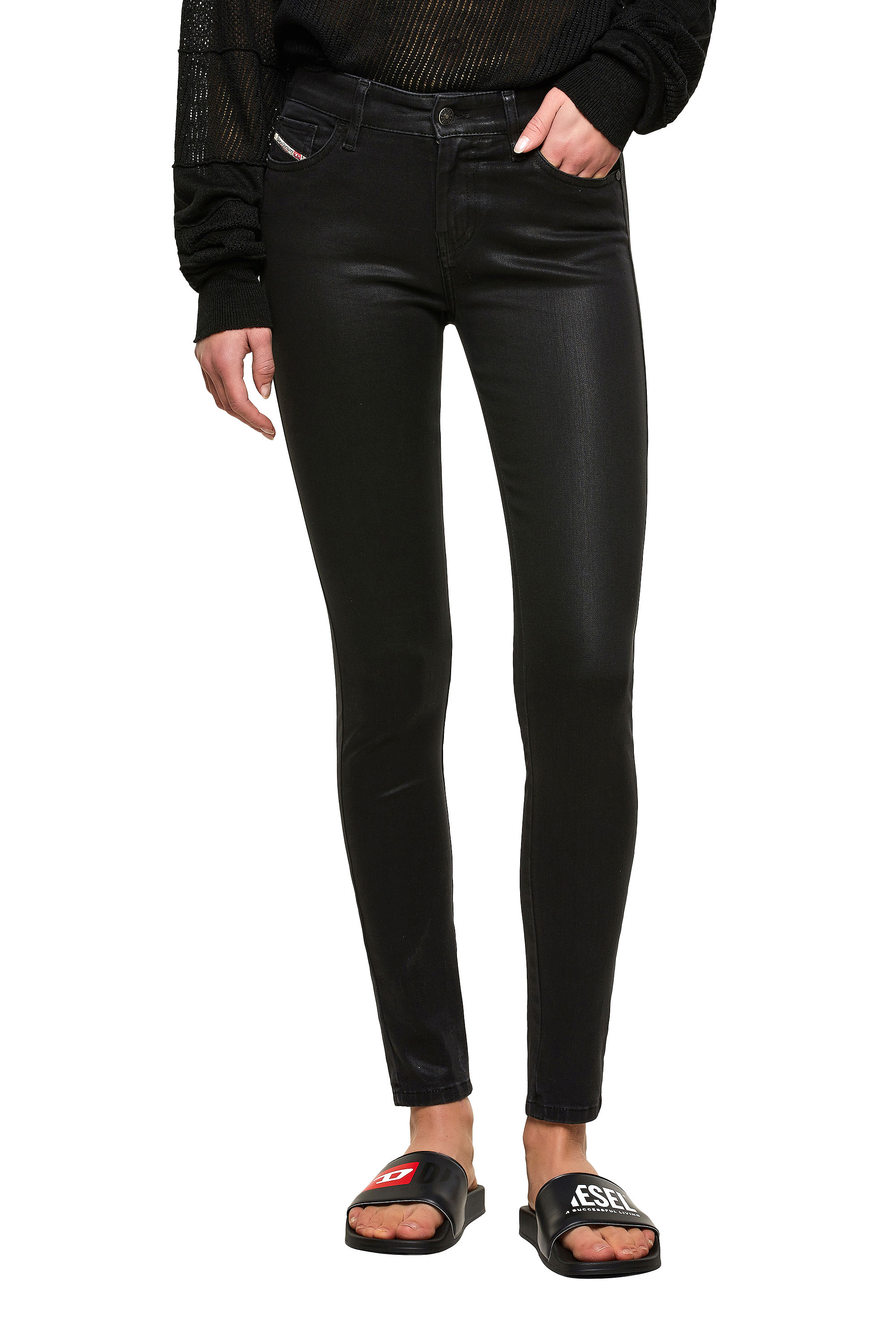 Slandy 069JT, Black Diesel - Slandy 069JT, Black - Jeans - Image 1