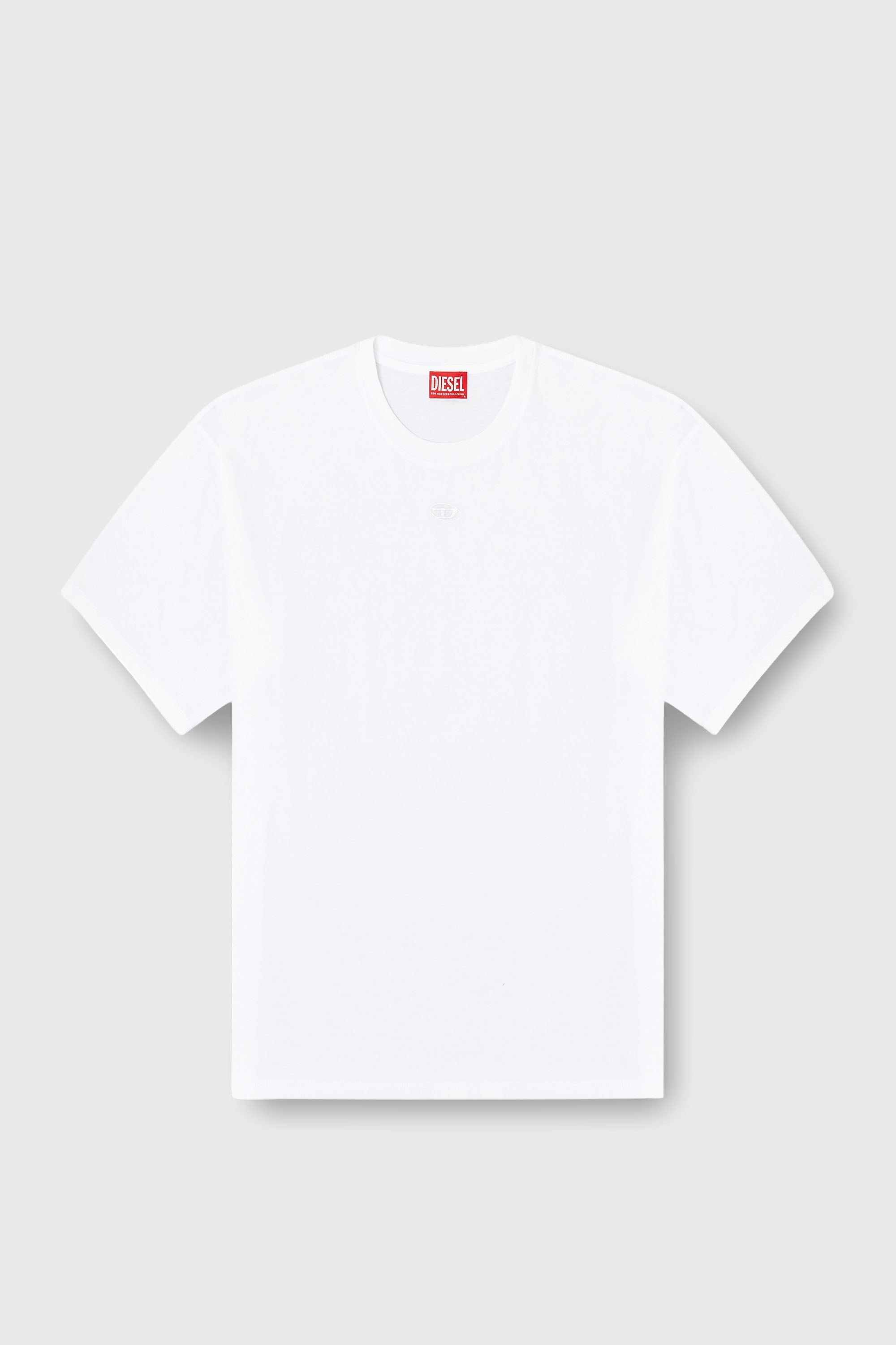 Diesel - T-LUCIEN-IHBI, Man's Relaxed T-shirt in organic cotton in White - 2