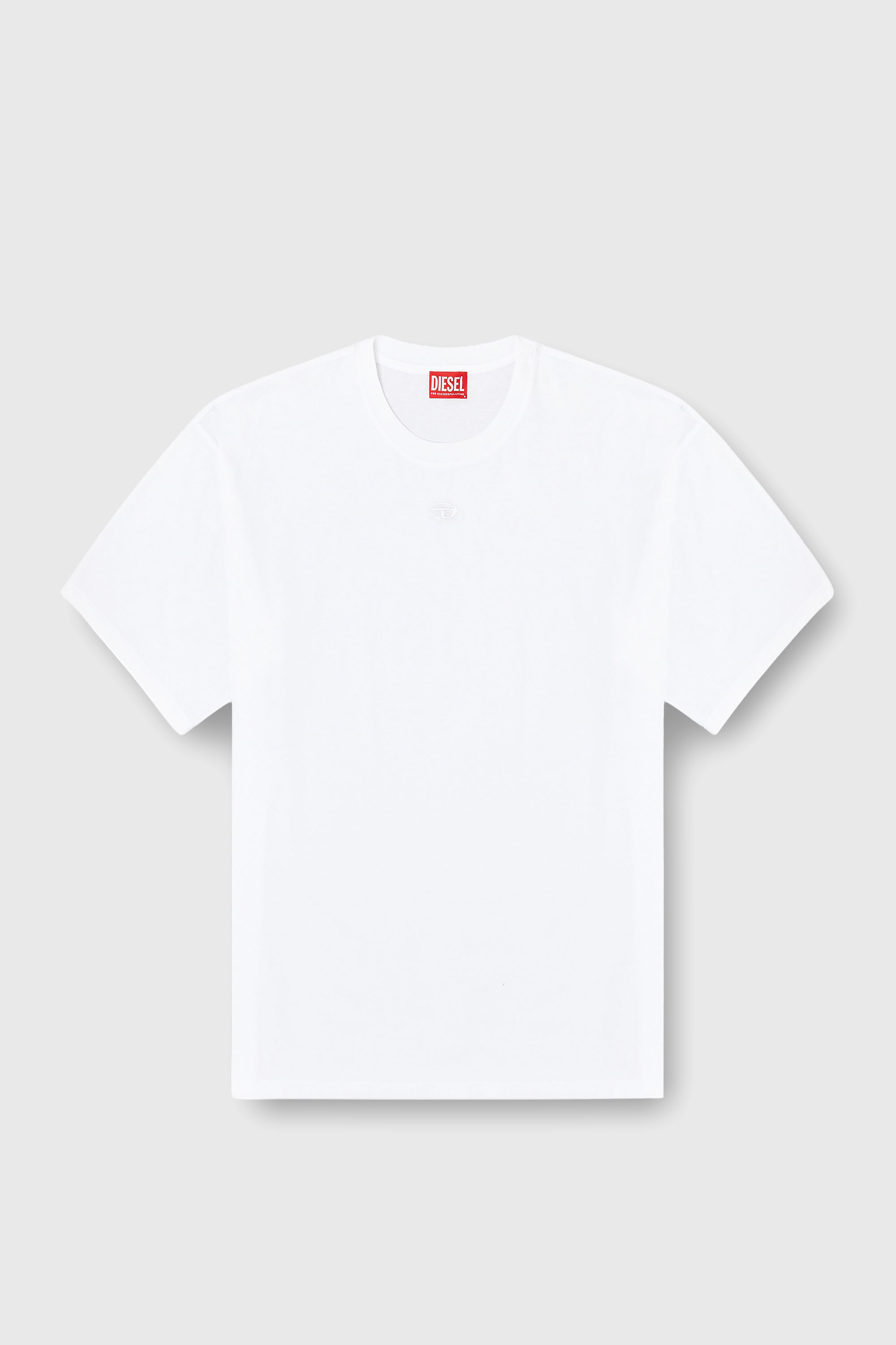 Diesel - T-LUCIEN-IHBI, Man's Relaxed T-shirt in organic cotton in White - 2